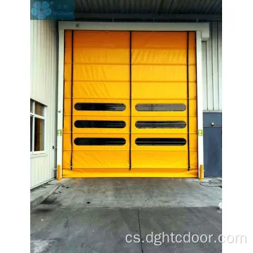 Průmyslové automatické vysokorychlostní dveře stohování PVC